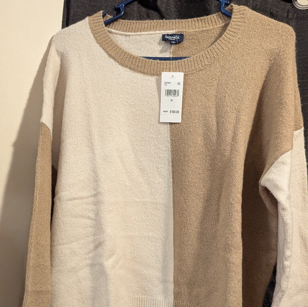 Cashblend Amy Colorblock Sweater By Splendid
